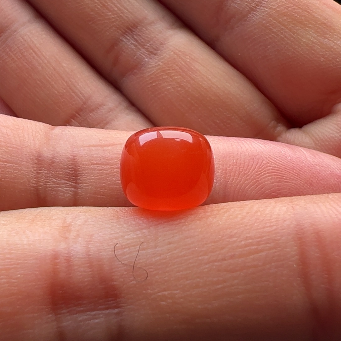 丁***军南红玛瑙老型10.5马牙未镶嵌