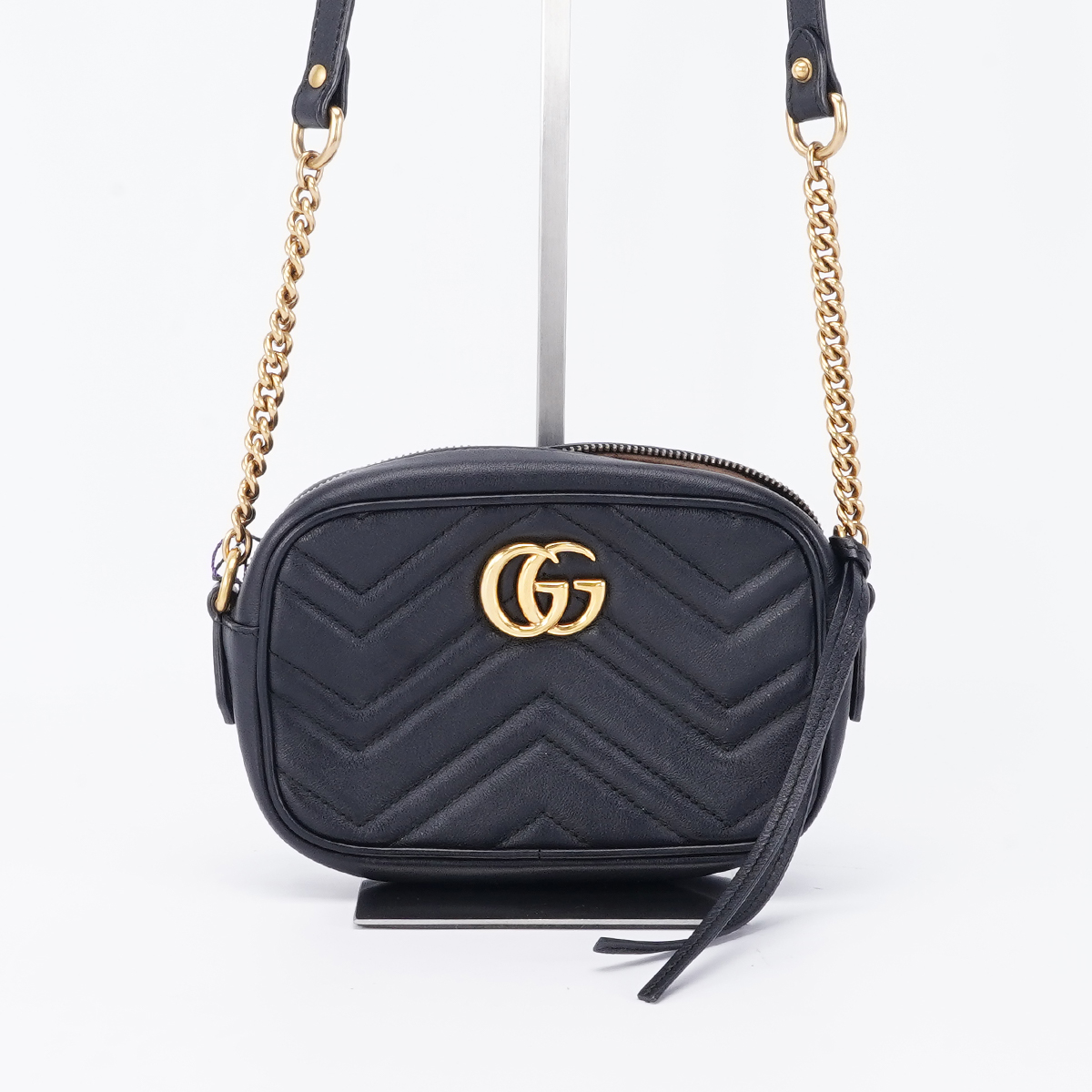 95新 GUCCI/古驰 【白菜】马蒙相机包小号/BG22004995