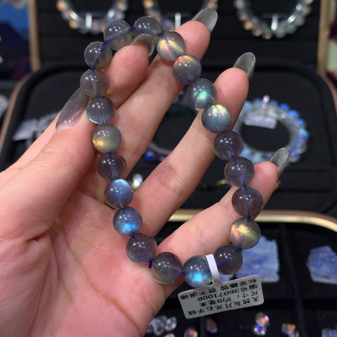 拉长石手链9未镶嵌果*卿