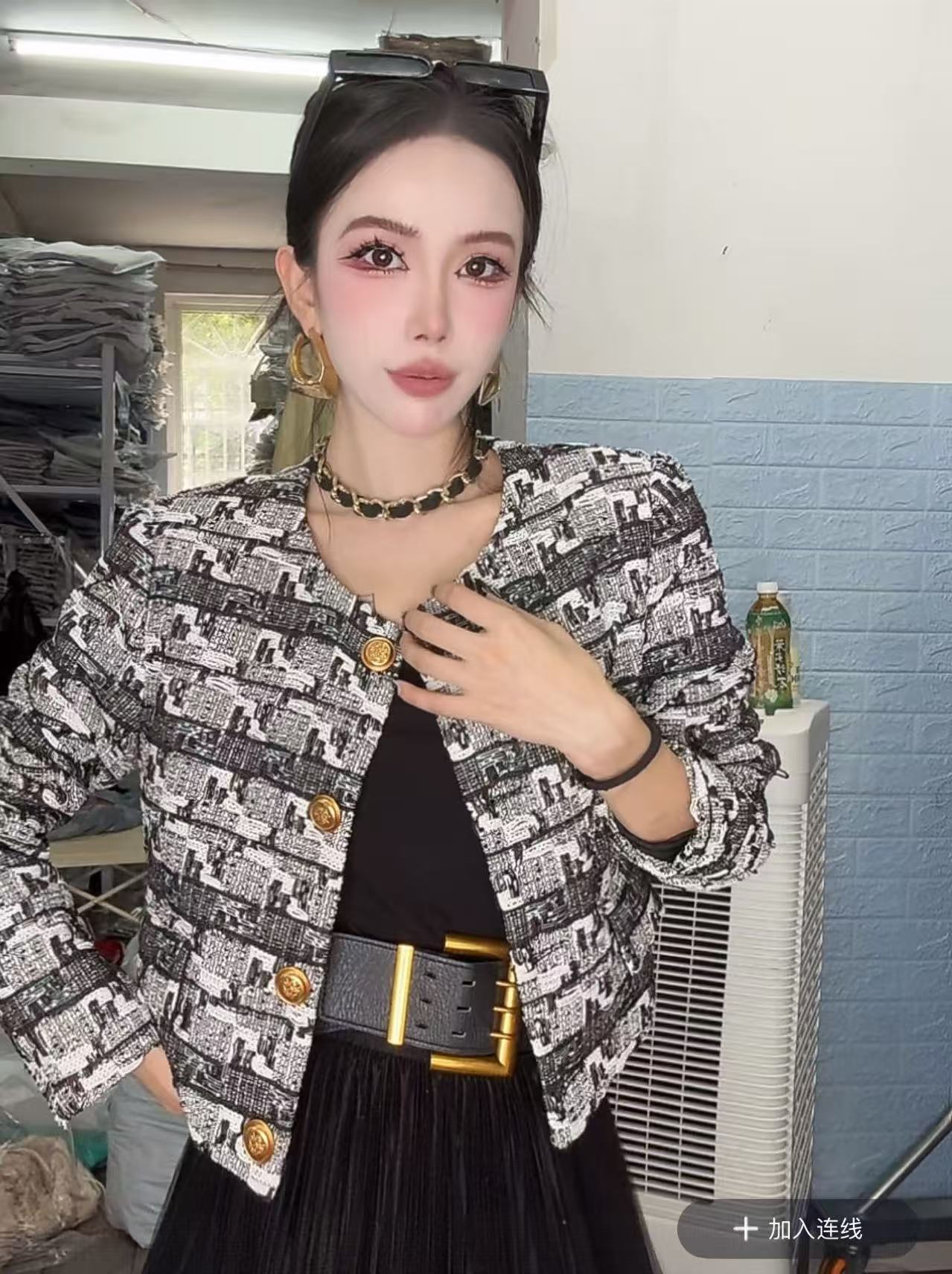 【丹妮破价宠粉专场】小香风外套23573