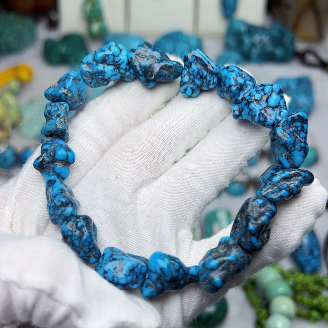 绿松石珠宝奇石未镶嵌