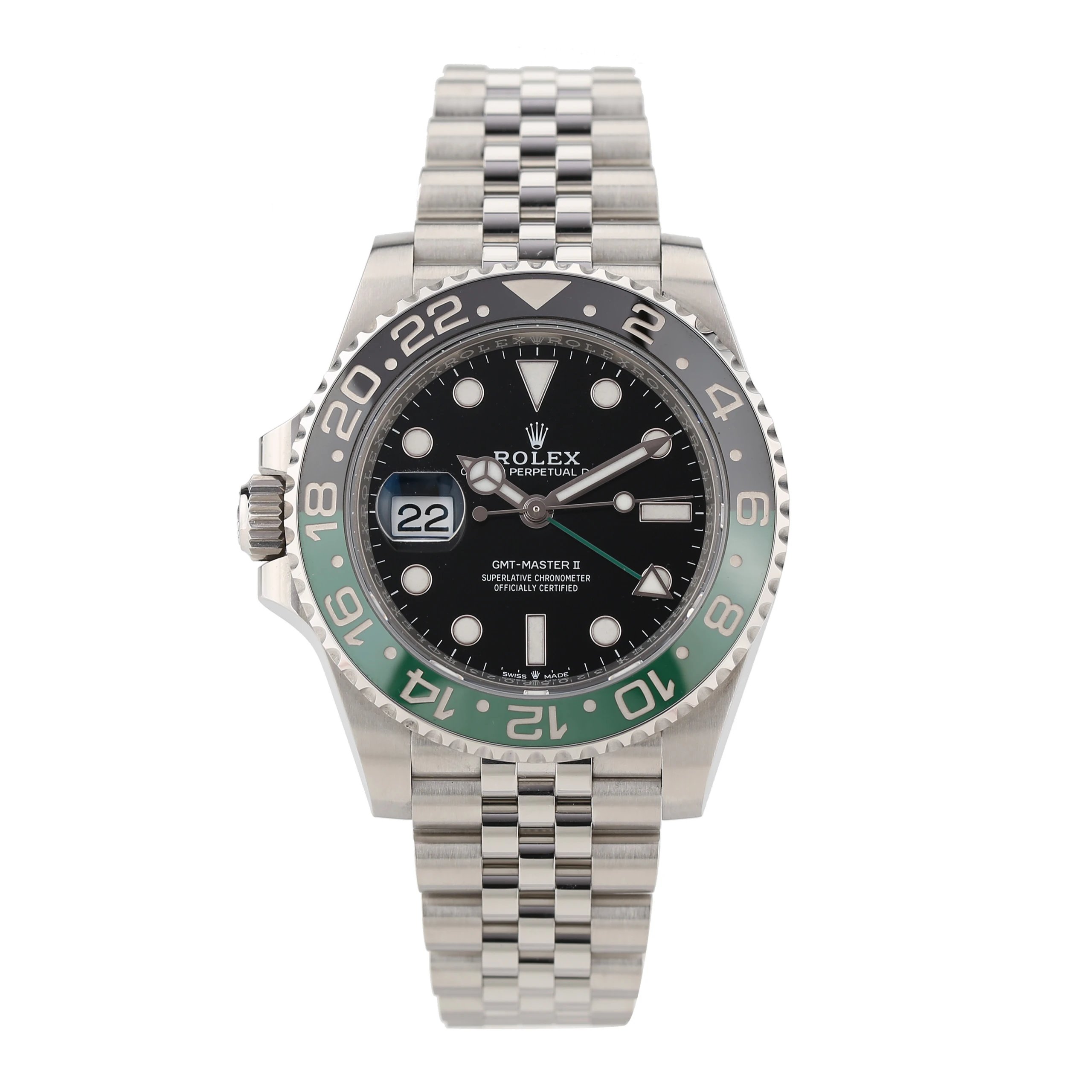 全新未使用 Rolex/劳力士 礼尚往来25年126720雪碧圈男表4Z65K