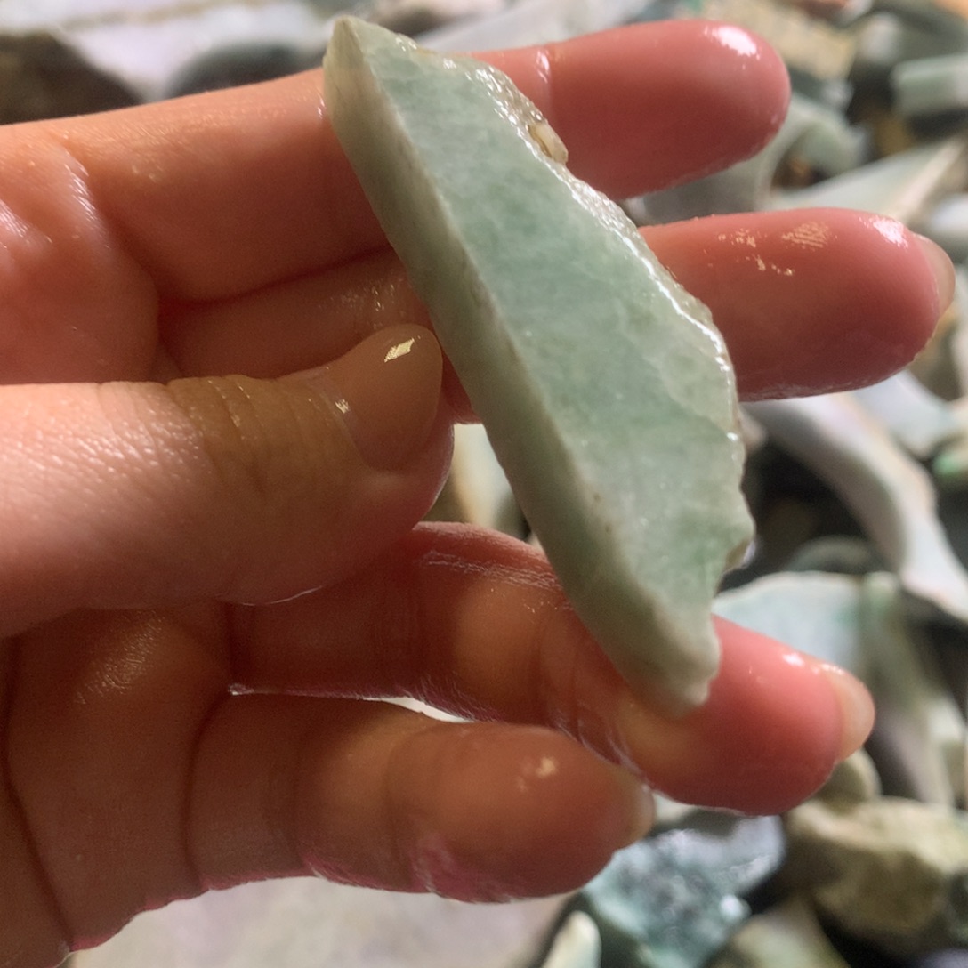 翡翠颈饰未镶嵌缅甸翡翠