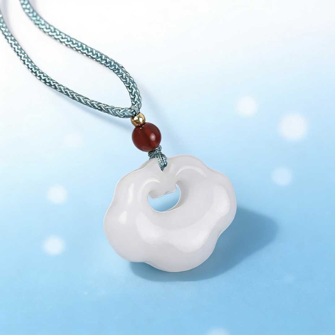 CQ. 新中式国风祥云如意锁吊坠-HT-1A