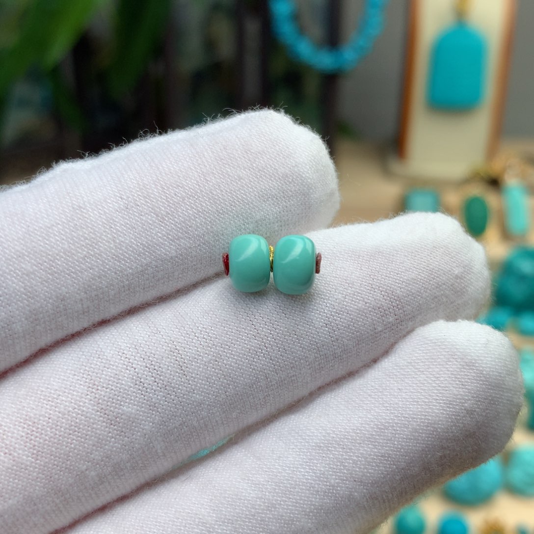 绿松石珠宝半成品未镶嵌