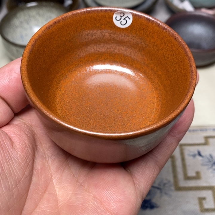 茶盏盏心茶器放漏了