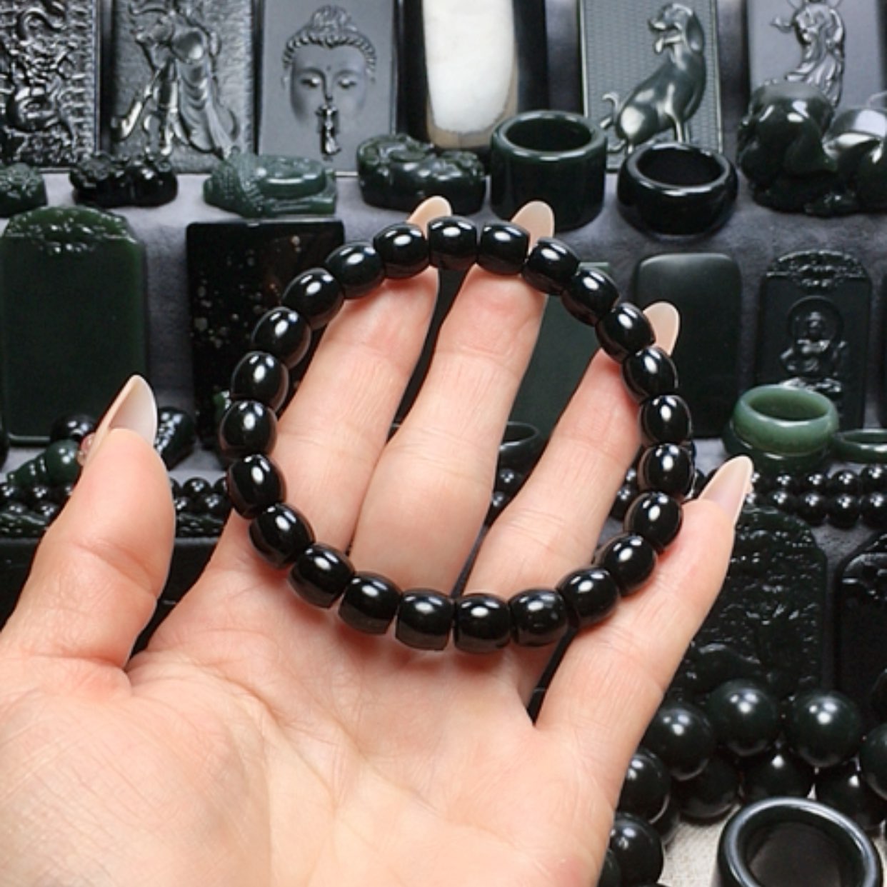 【闪购商品】未镶嵌和田玉手串