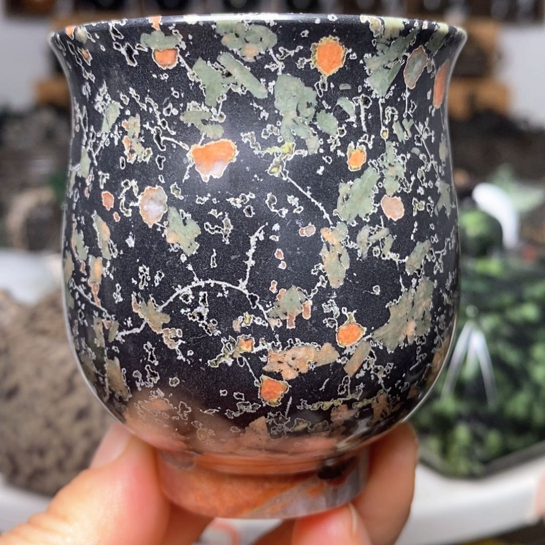 梅花玉福利款花瓶杯130cc