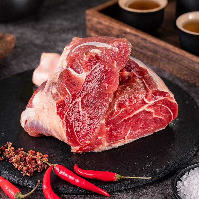 敏姐家黄牛谷饲牛肉 牛腿肉 5斤 速冻锁鲜发货 包邮