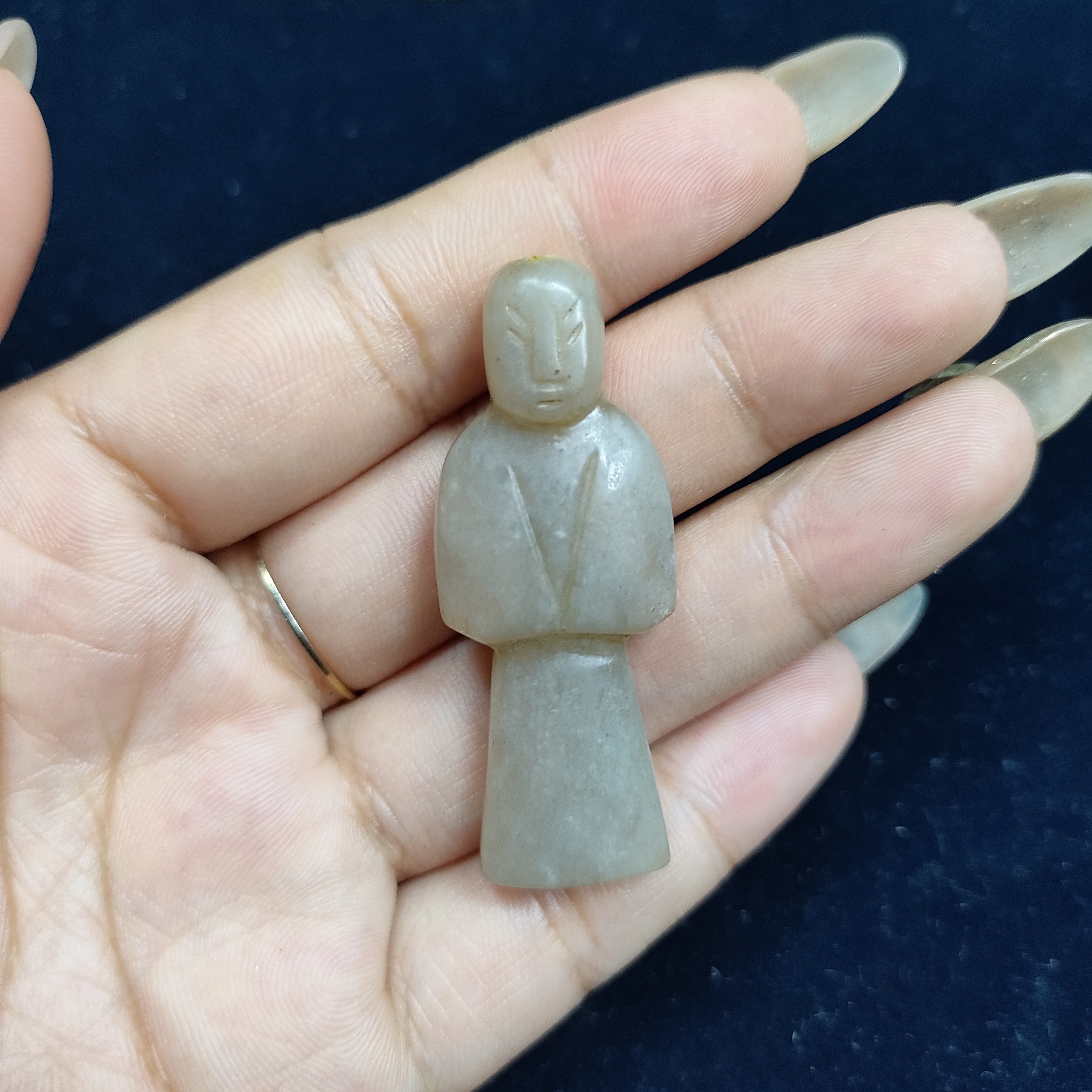 老料翁仲挂件吊坠