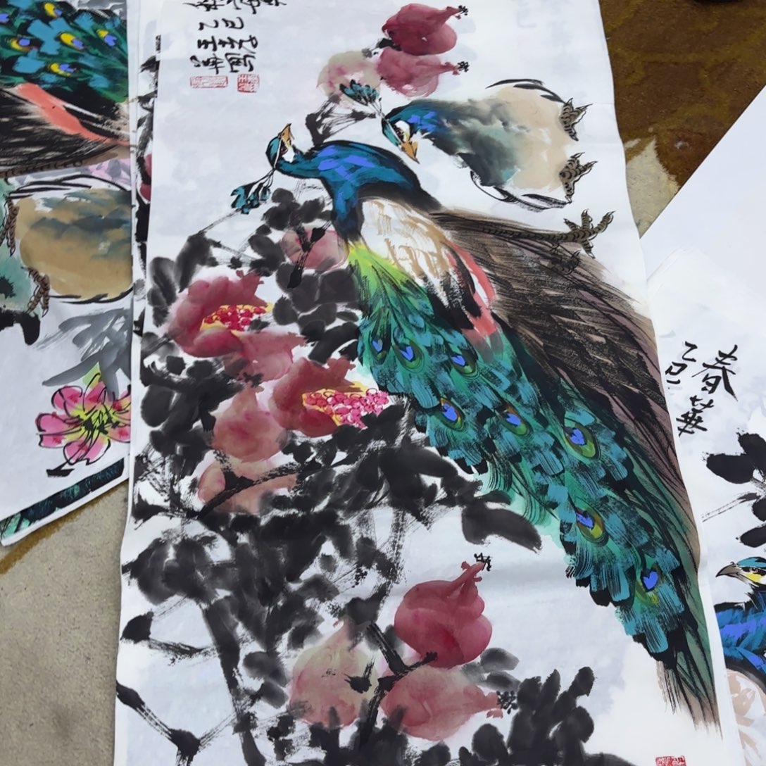 国画王孝华三尺童