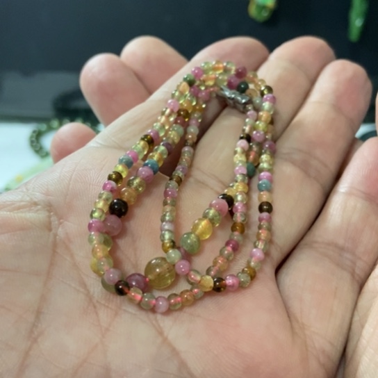 未镶嵌碧玺手链塔链