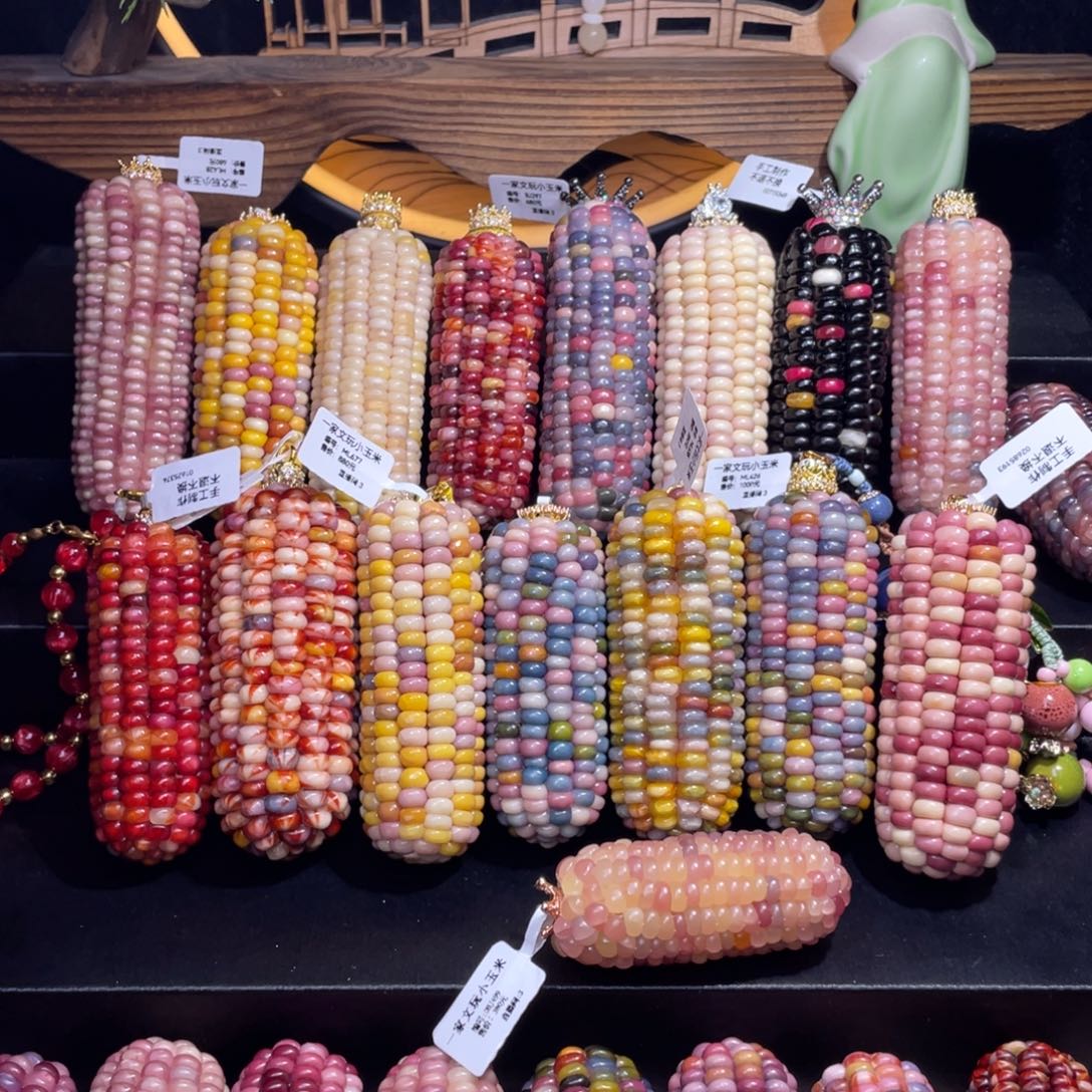 可***螂玉文玩玉米墩子➕石榴