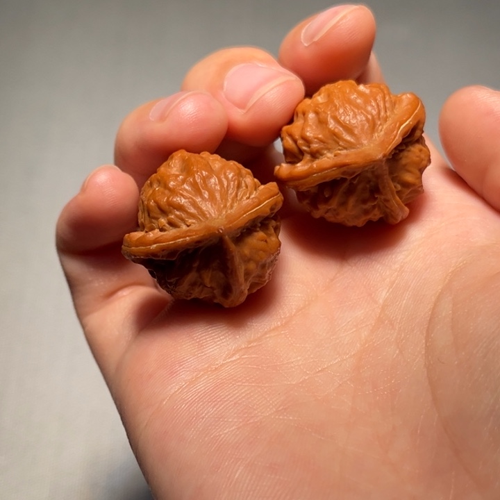 文玩核桃把件三棱414