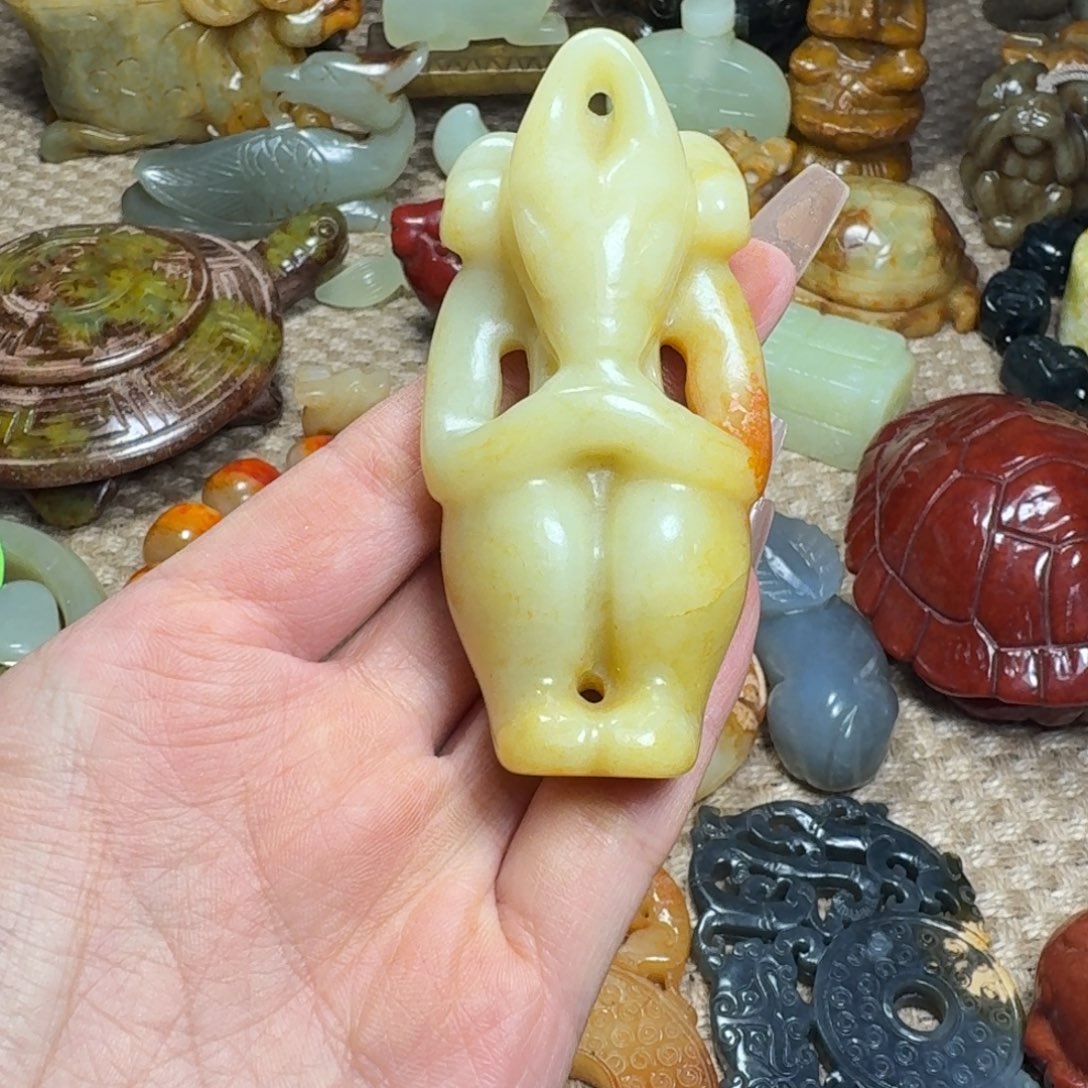 吊坠白玉菩提挂件