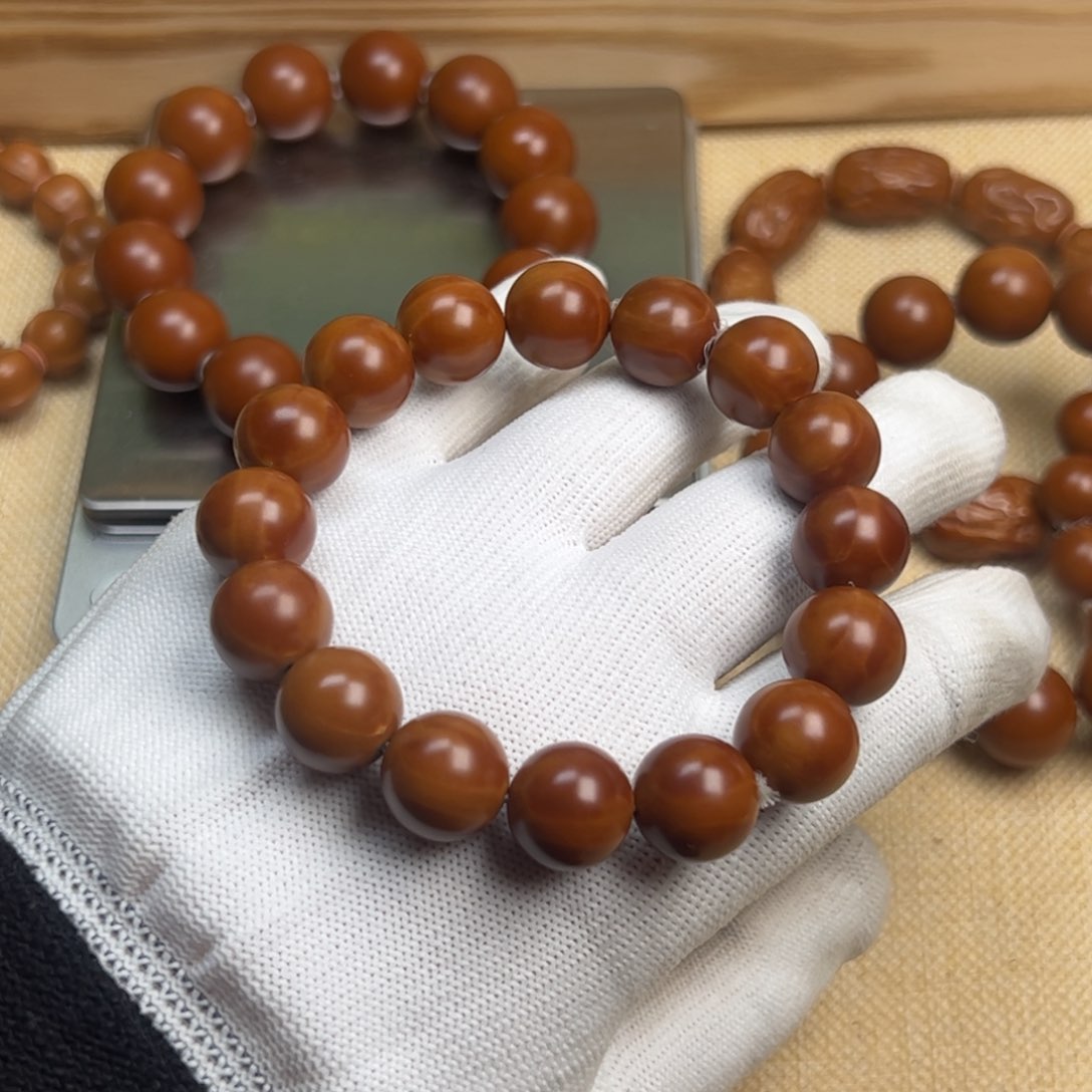 手串/手链橄榄核猫*爵1.32铁核 1.2孔 微上色