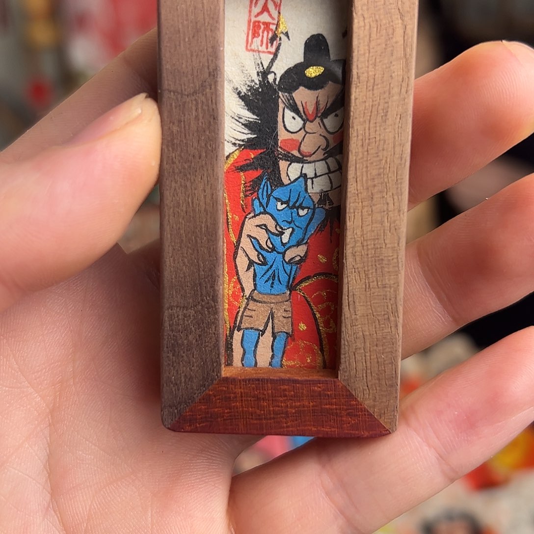 吕***.纯手绘钟馗文创画