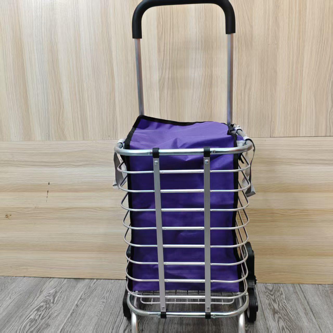 买菜拉车买菜小拉车便携购物车手拉车架子手推车随机发货