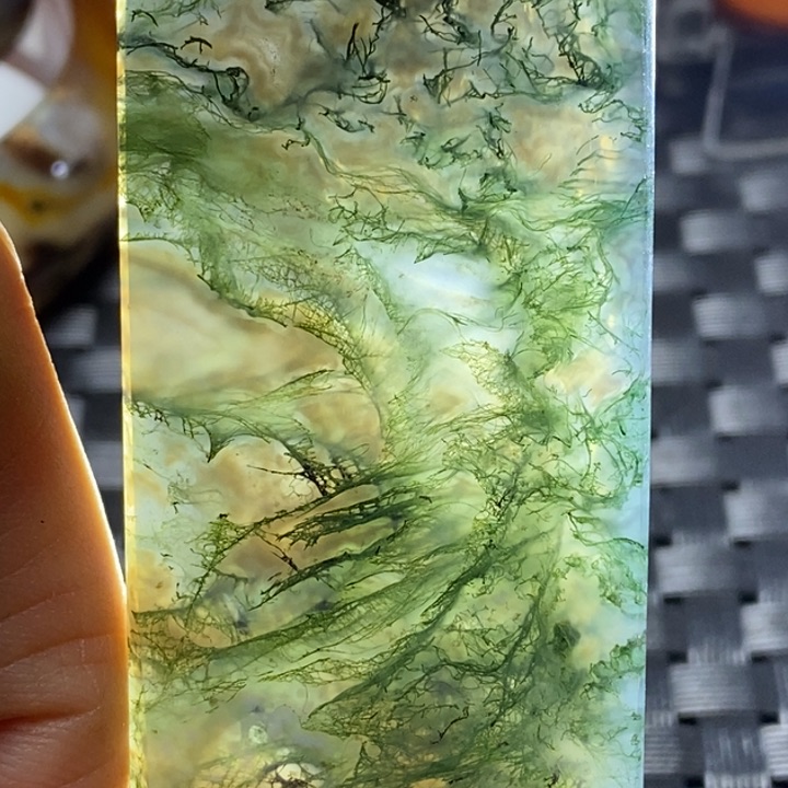 玛瑙/玉髓颈饰足银镀金镶嵌月*儿