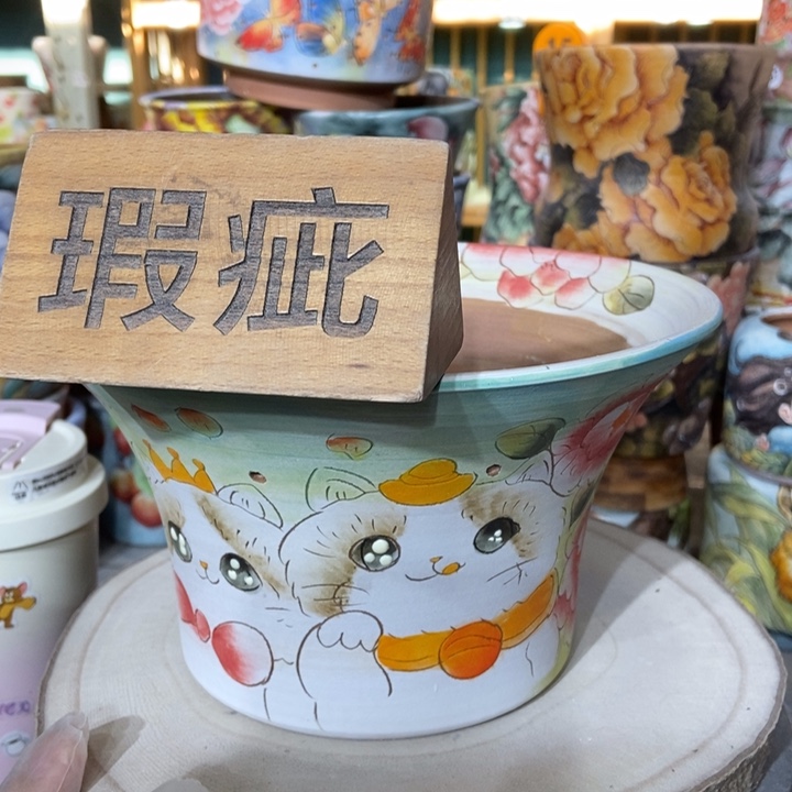 红陶景德镇艺术手绘作品