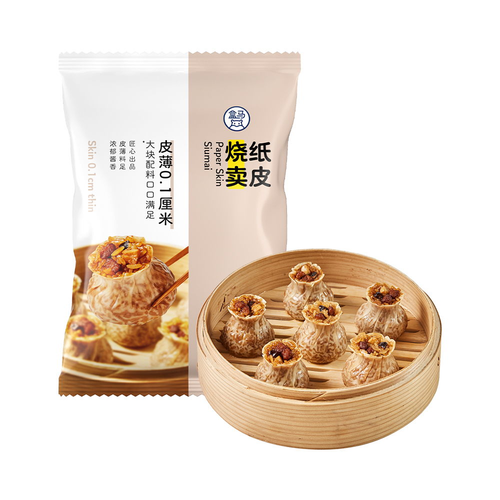 盒马 手作纸皮烧卖 360g(6只)