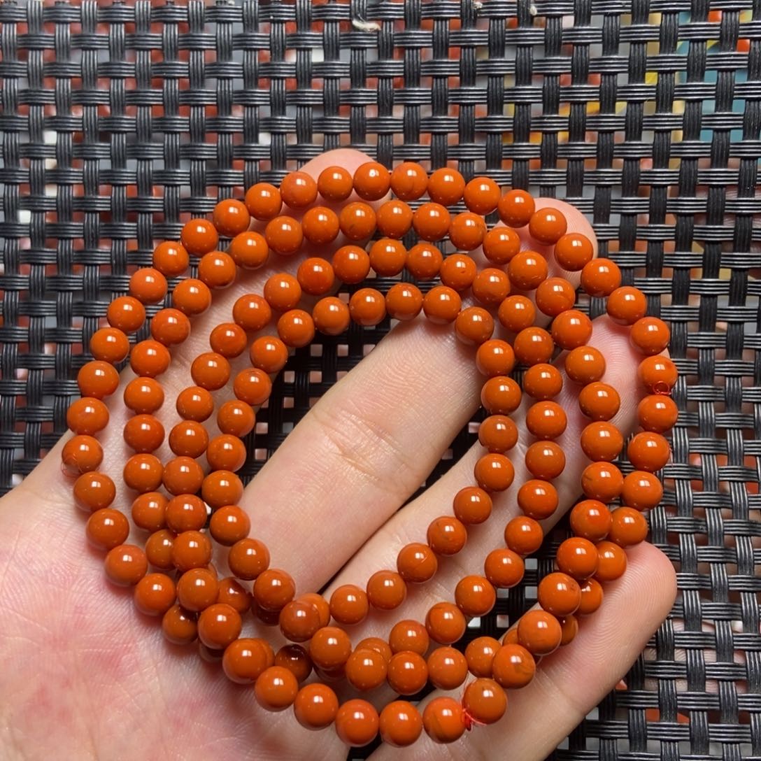 南红玛瑙未镶嵌手链5mm