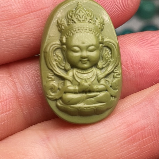 绿松石未镶嵌吊坠(不含链)