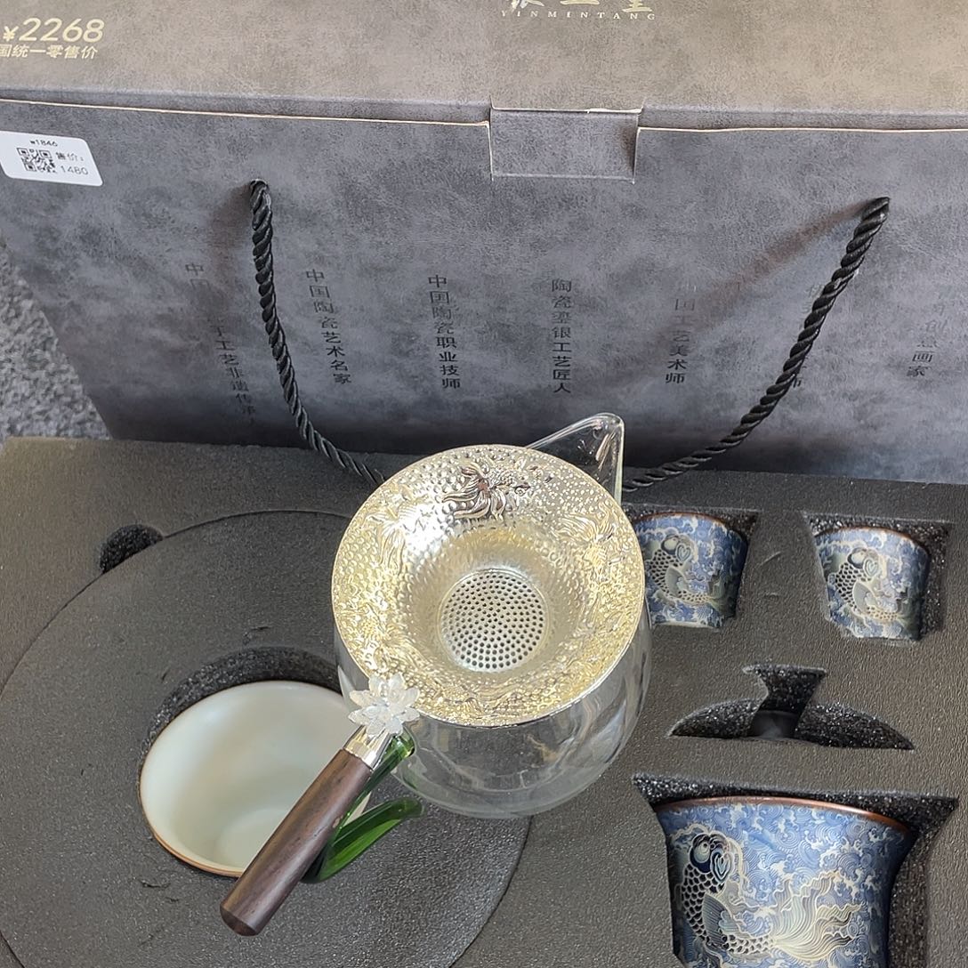 陶景德陶瓷盖碗茶具