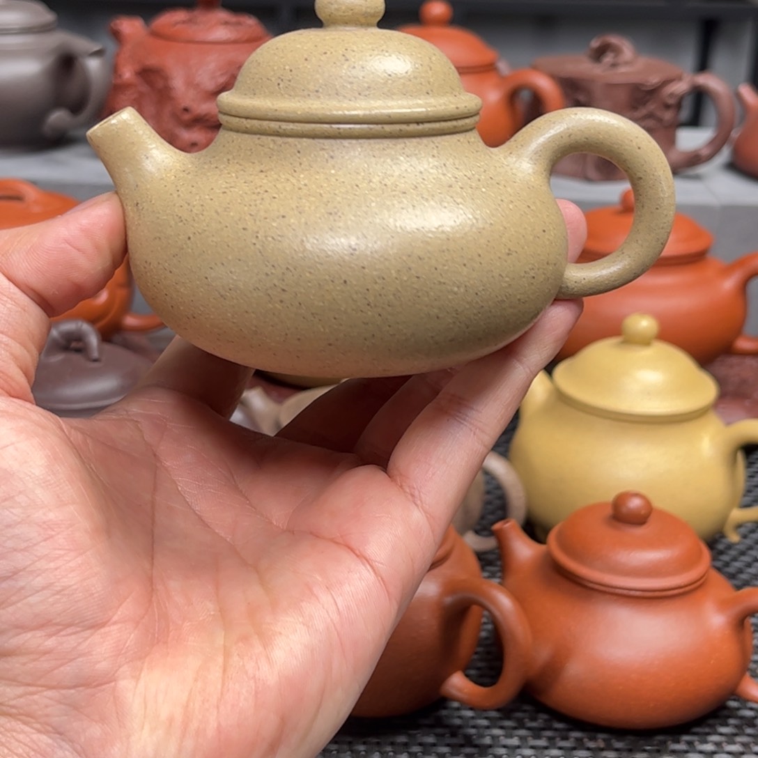 紫砂茶壶紫砂艺术茶具套装芝麻段