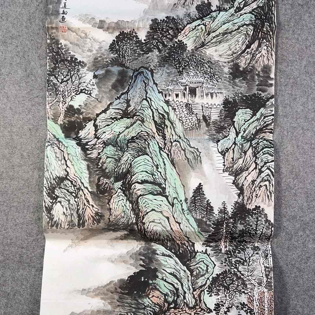 国画325 花鸟在此鸣叫时还要一