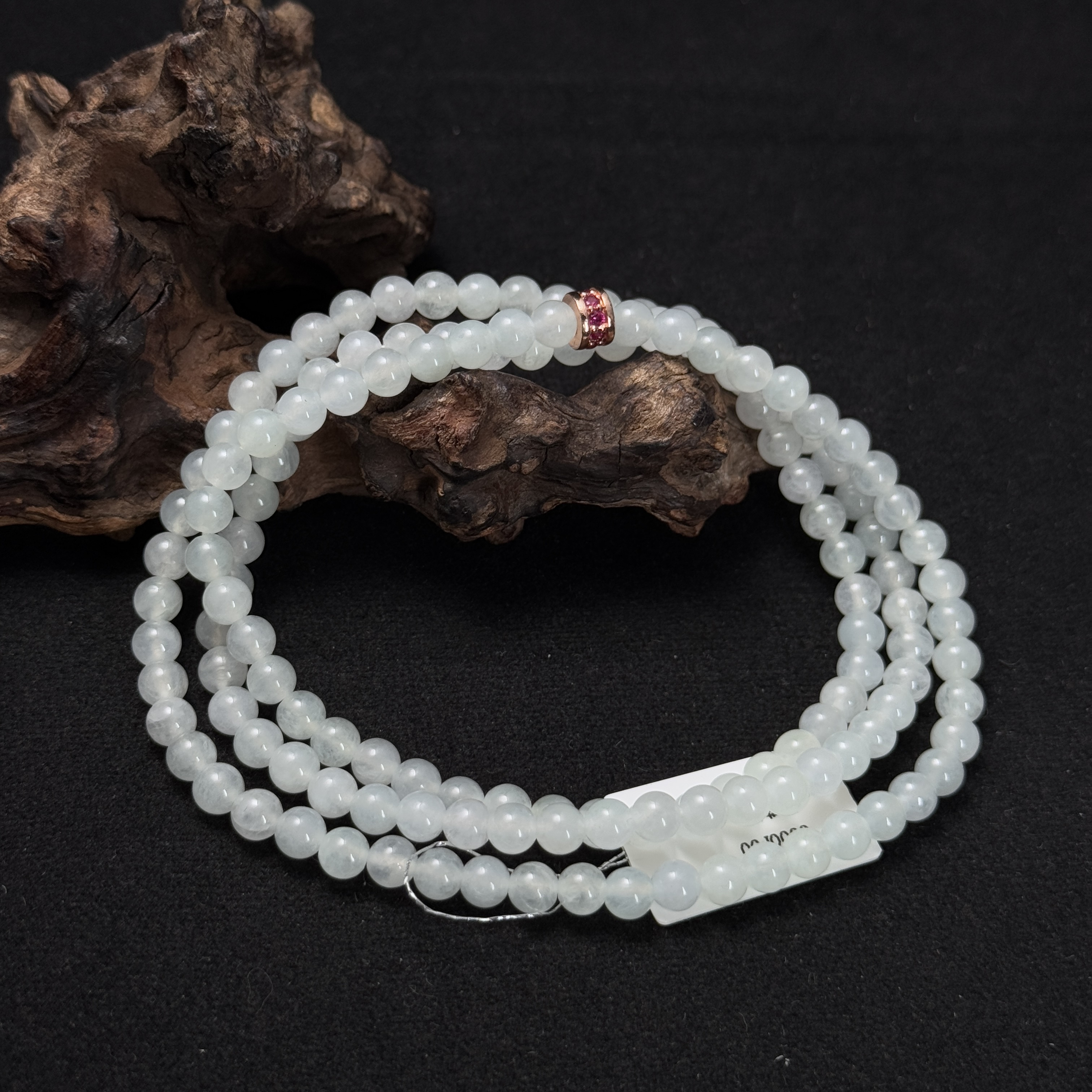 【诚翠拍品第九十六期午】翡翠58珠串zs4208