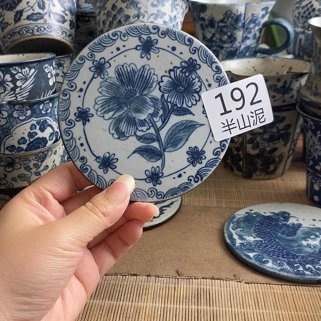 手工手绘青花高温陶瓷