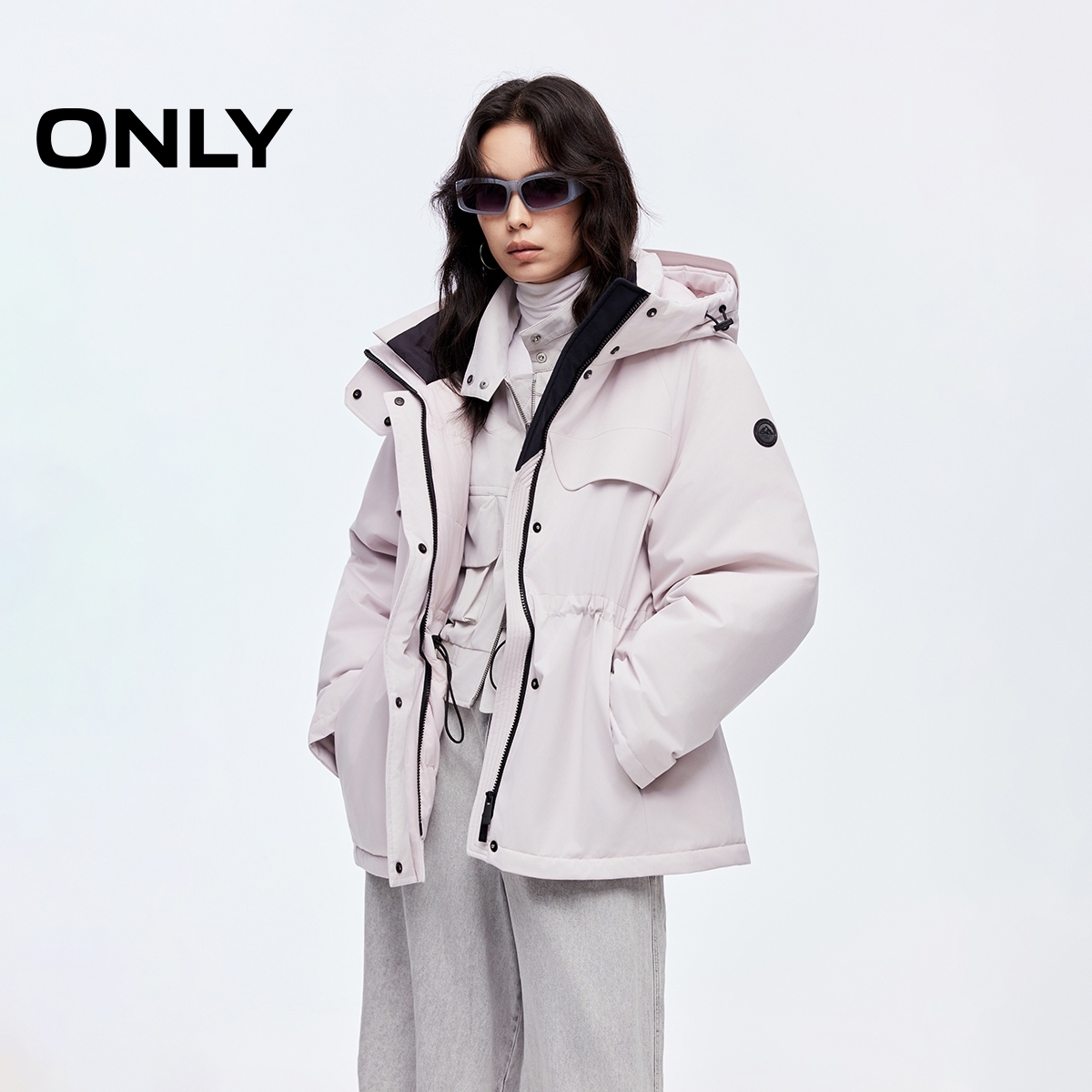 【90羽绒】2025冬季新款90白鸭绒三防多口袋女|125423079