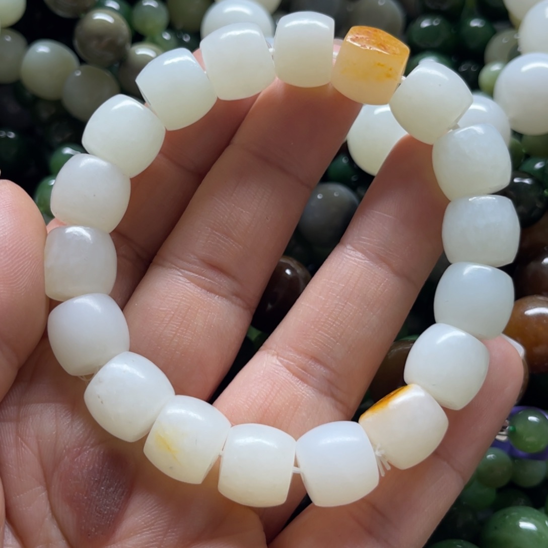 和田玉手链未镶嵌