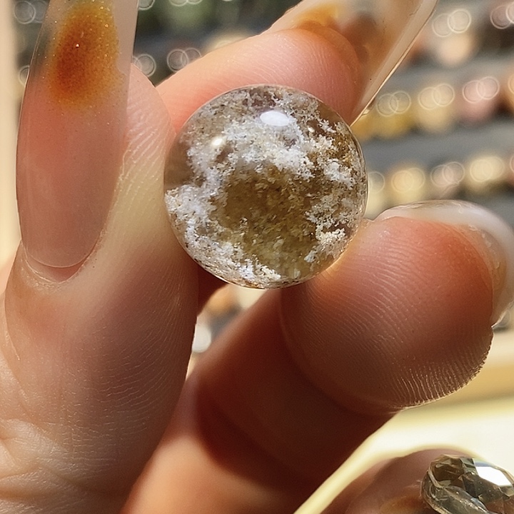 手串水晶未镶嵌幽灵水晶 14.8