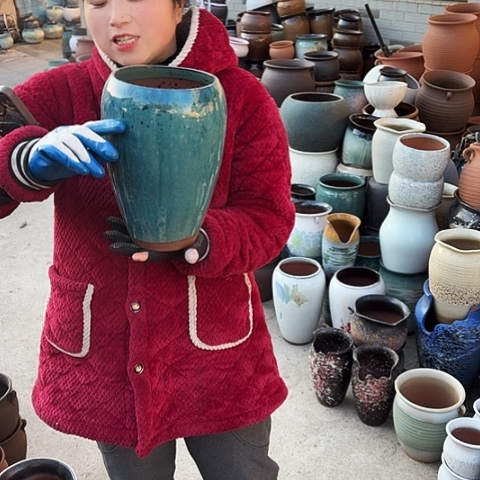 15口27高瑕疵盆子 