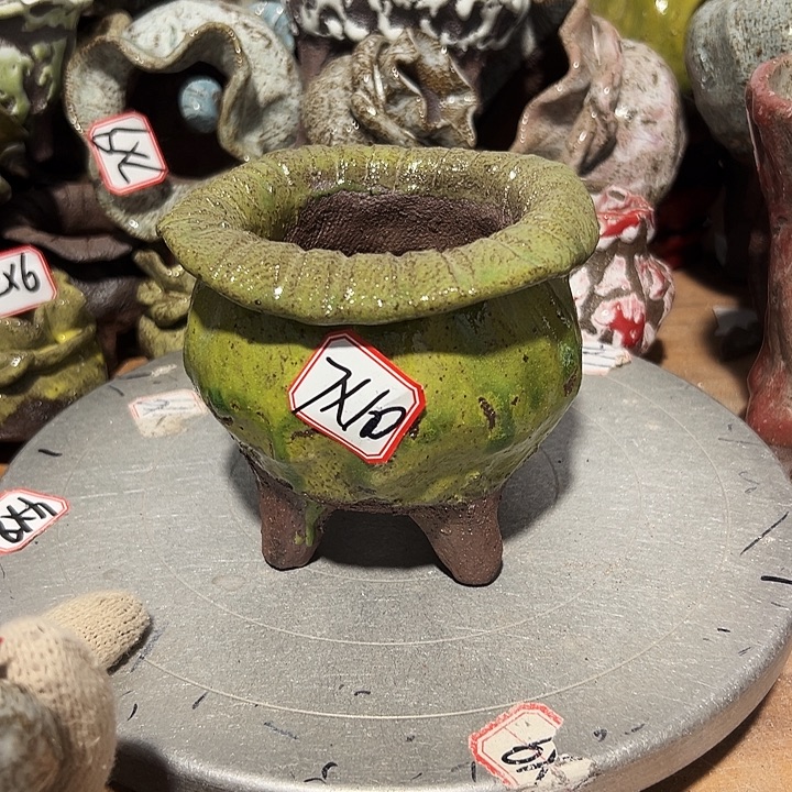 粗陶花盆制作就这样了，