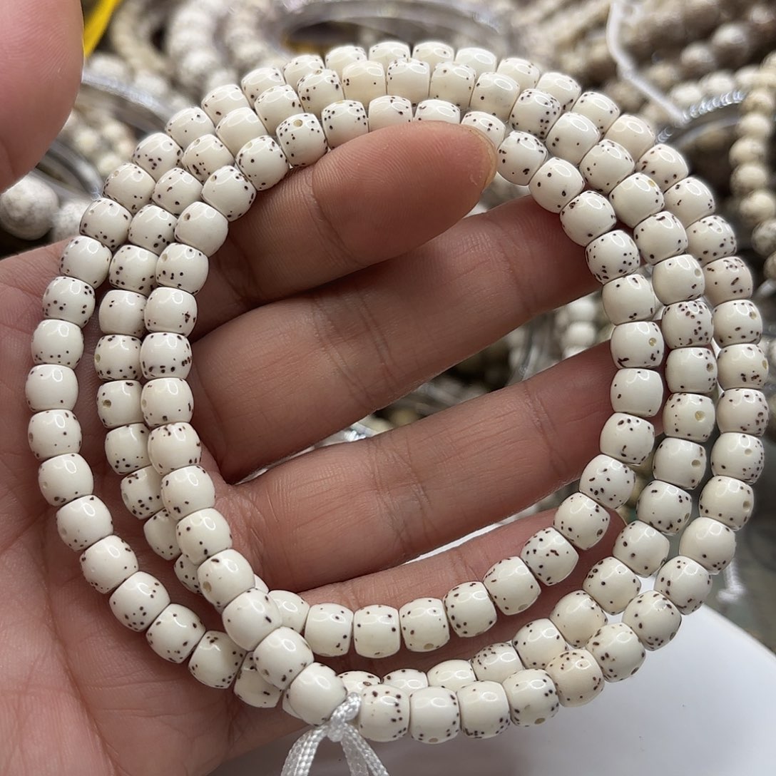 星月菩提吊坠76鼓珠同枝通体大留白