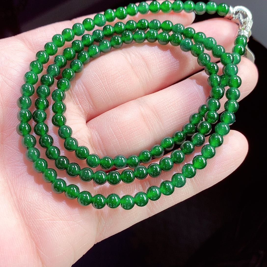 翡翠手链未镶嵌天然翡翠手链未镶嵌