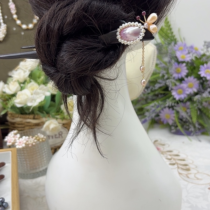 未镶嵌淡水珍珠发饰