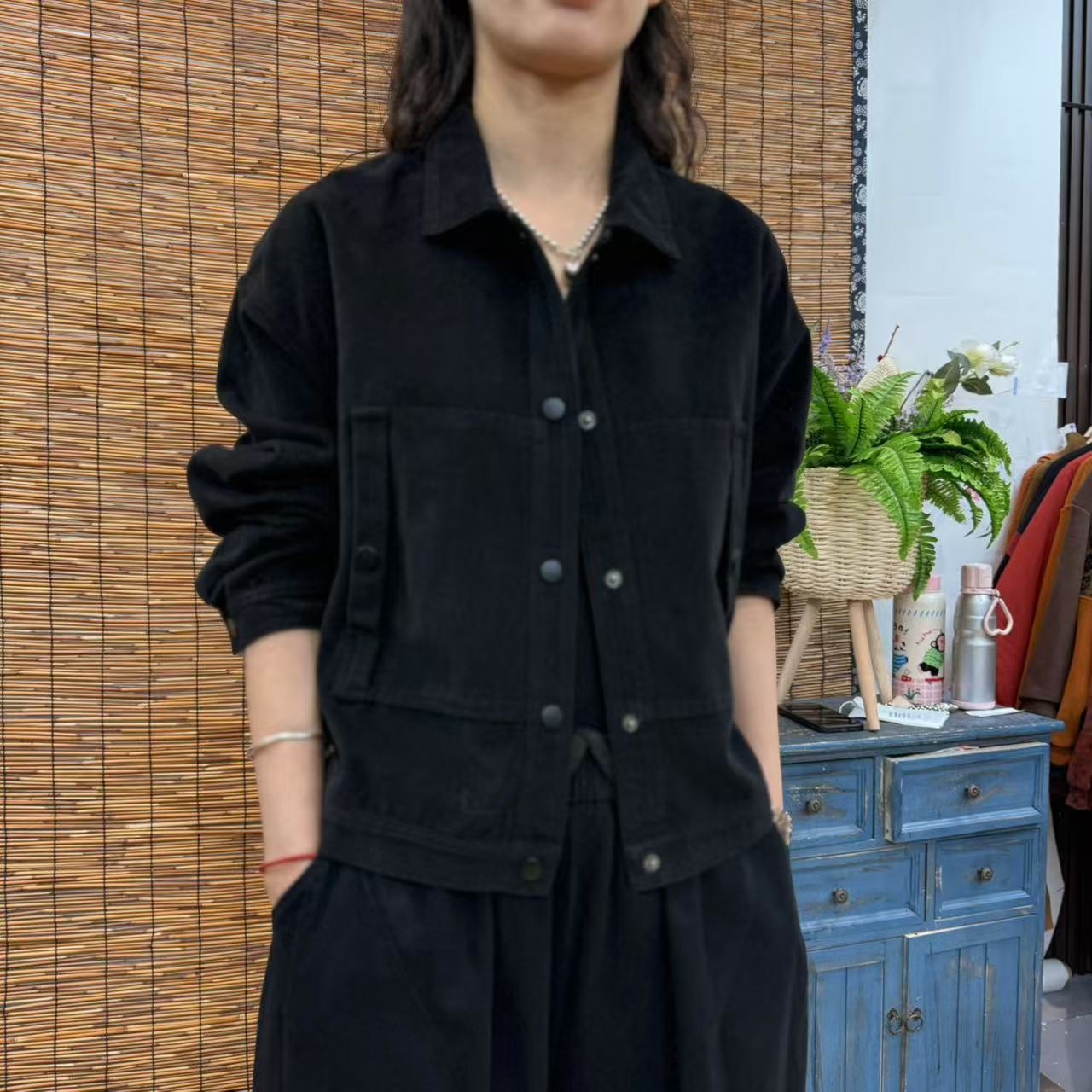 8790新款春季时尚简约休闲百搭外套