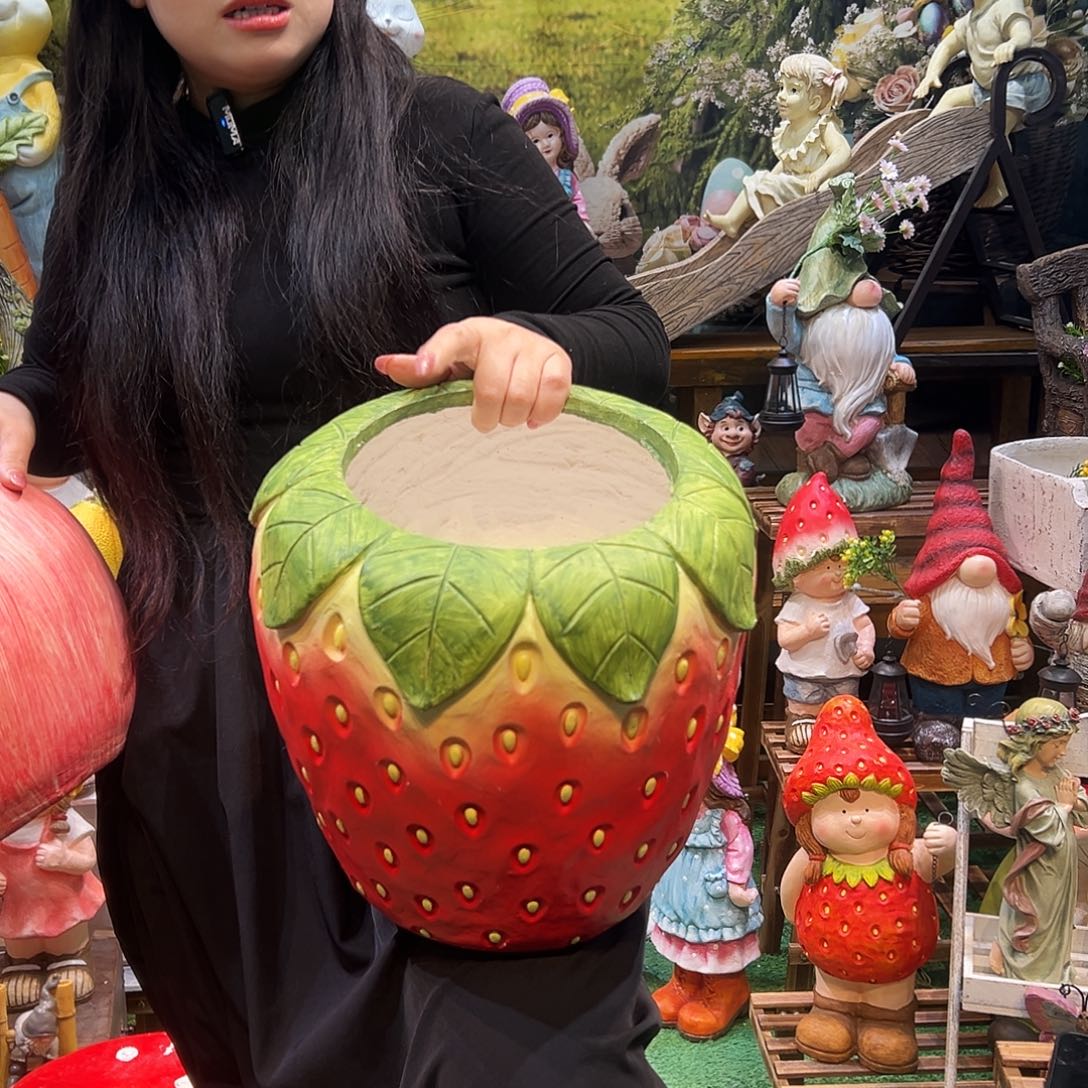花园摆件红红火火