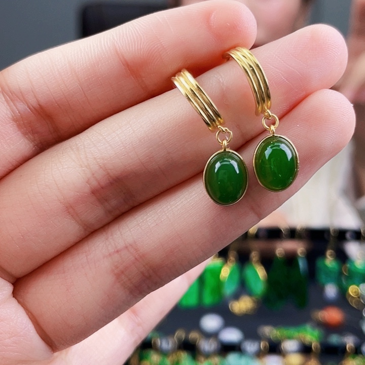 和田玉珠宝奇石银S925镶嵌