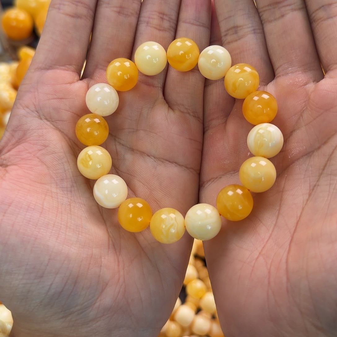 琥珀未镶嵌珠宝奇石13mm