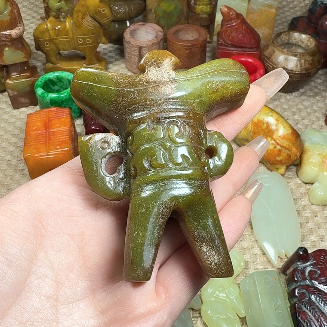 白玉菩提吊坠挂件
