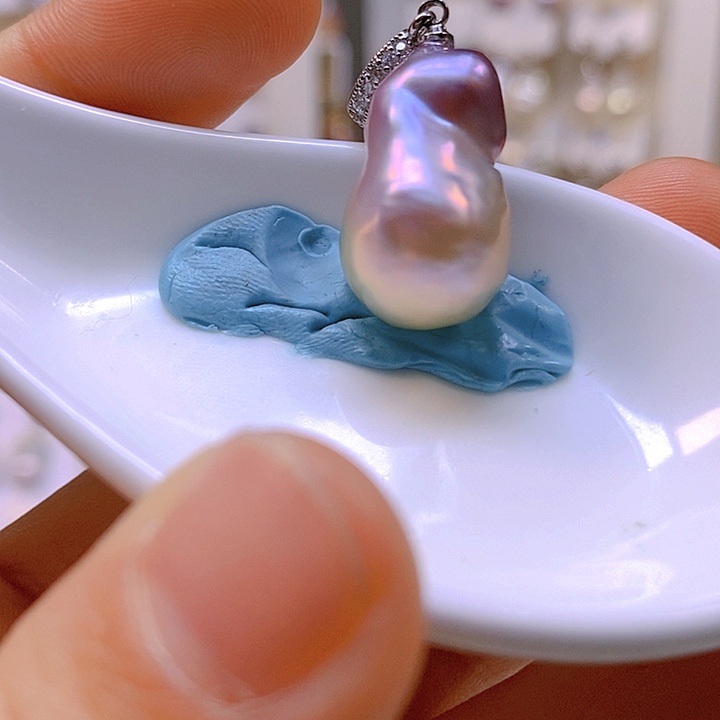 淡水珍珠颈饰合金