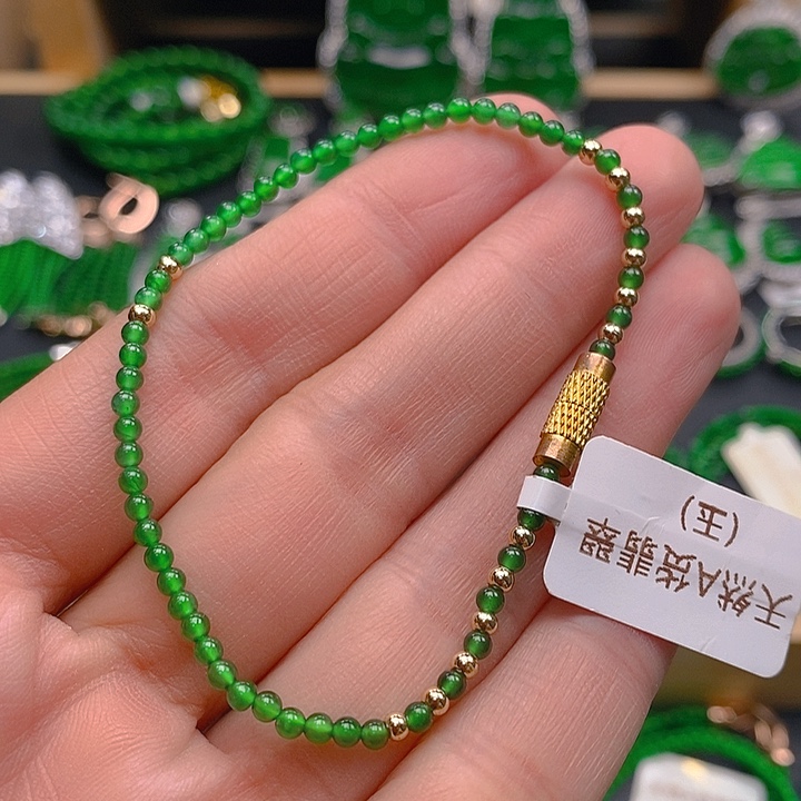 颈饰未镶嵌翡翠翡翠手链
