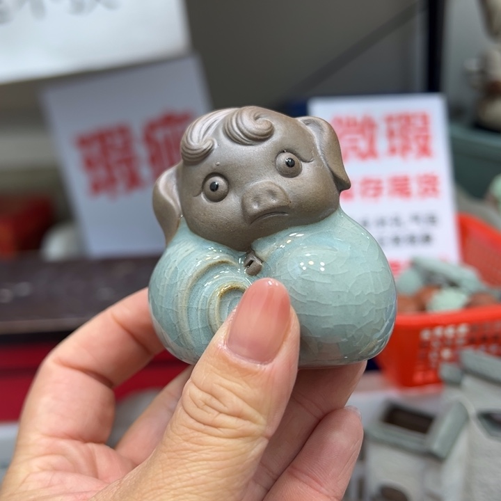 茶宠紫砂123435527