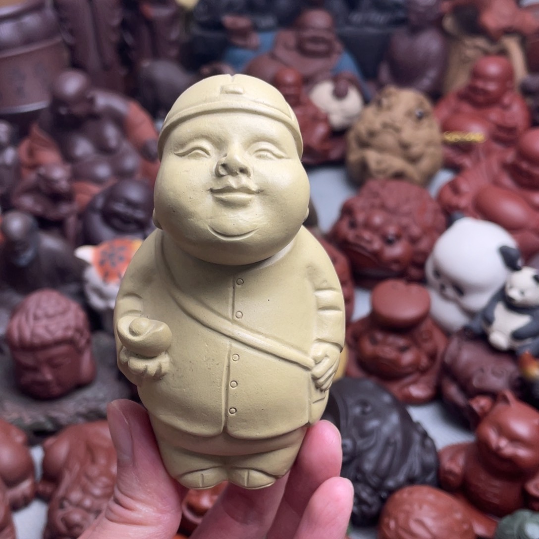 紫砂茶宠紫砂瑕疵