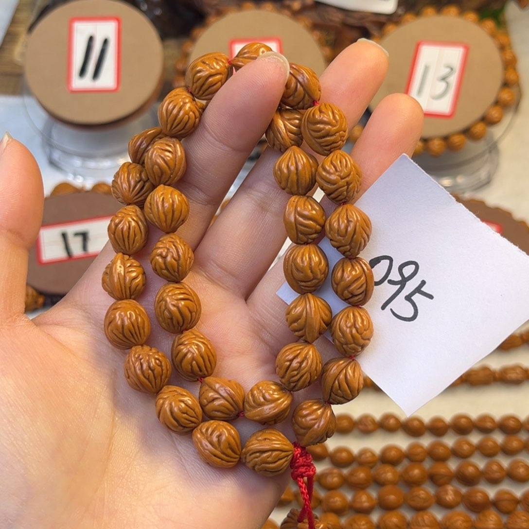 手串桃核龙纹桃核手持肚卡10小金豆